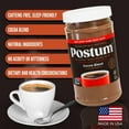 thumbnail image 5 of Postum Caffeine-Free Roasted Grain Instant Beverage, Cocoa Flavor, 8 oz Jar – Contains Wheat, 5 of 6