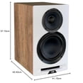 thumbnail image 2 of ELAC Uni-Fi - Altavoces de estantería de 3 vías de 5-1/4 pulgadas, altavoces de roble o nogal para c, 2 of 6