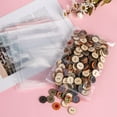 thumbnail image 2 of 100pc Plastic Zip Lock Bags Resealable Packaging Bags Top Seal Self Seal Bag Rectangle Clear, 2 of 6