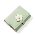 thumbnail image 2 of Ladies And Cute Flower Student Wallet Short Three Fold Ladies Wallet Cute Wallets Cute Wallets for Women Cow Wallet Wallets for Men Girls Wallets Wallet Men Mens Metal Wallets Custom Wallet Cow Print, 2 of 4