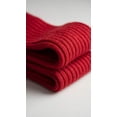 thumbnail image 2 of Isadora Paccini Female Stretch Extra Long Ribbed Knit Leg Warmers, Cranberry, 2 of 4