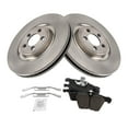 thumbnail image 2 of TRQ Front Brake Pad & Rotor Kit Brake Pads Brake Rotor Ceramic Vented Fits Select 2006-2008 Jaguar S-Type 2005-2009 Super V8 2009-2015 XF 2010-2019 XJ XJR 2010-2015 XK 2007-2009 XKR, 2 of 5