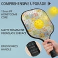 thumbnail image 2 of Pickleball Paddles Set,Pioneer Flower Floral Print Pattern Fiberglass Surface Pickleball Racket Set with 2 Indoor Outdoor Pickleball Balls and Pickleball Bag,Pickle-ball Equipment, 2 of 6