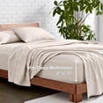 thumbnail image 5 of Bare Home Premium 1800 Collection 4-Piece Bed Sheet Set, Queen, Heathered Pebble, 5 of 9