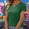 thumbnail image 4 of Camisetas De Mujer Blusa femenina de verano Streetwear Camisetas casuales para deportes al aire libre (Verde L) Cgtredaw para Mujer Verde T M, 4 of 6