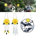 thumbnail image 2 of AOOOWER Sunflower Wind Chimes Metal for Sun Catcher Window Windchimes Hanging Ornaments Home Outdoor Garden Decor, 2 of 21