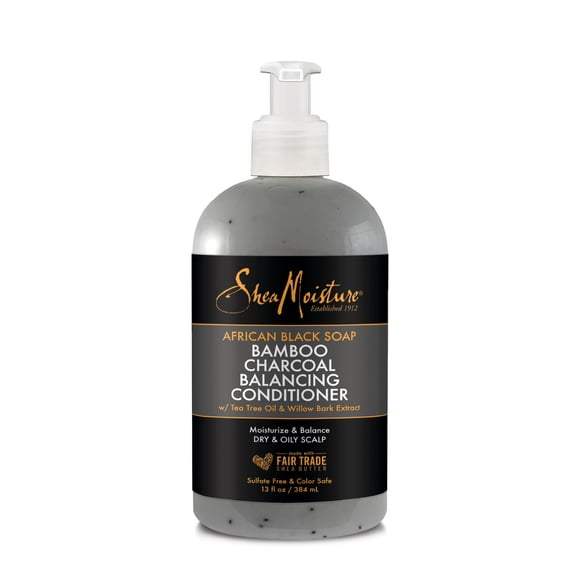 SheaMoisture African Black Soap & Charcoal Balancing Conditioner 13oz