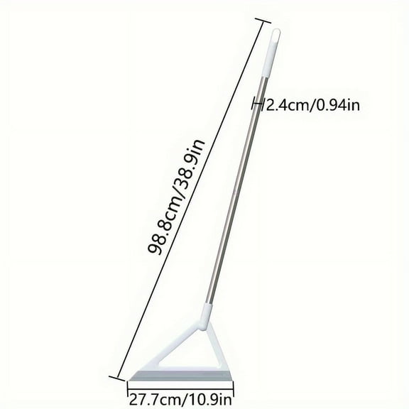 3_in_1 TPR Magic Broom – Multi_Purpose Sweeper with Built_In Squeegee & Scraper for Quick Hair, Dust & Spill Removal on Floors & Windows