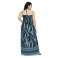 thumbnail image 7 of Oussum Women Long Tube Dress Sleeveless Summer Maxi Plus Size Dresses, Blue, 7 of 7