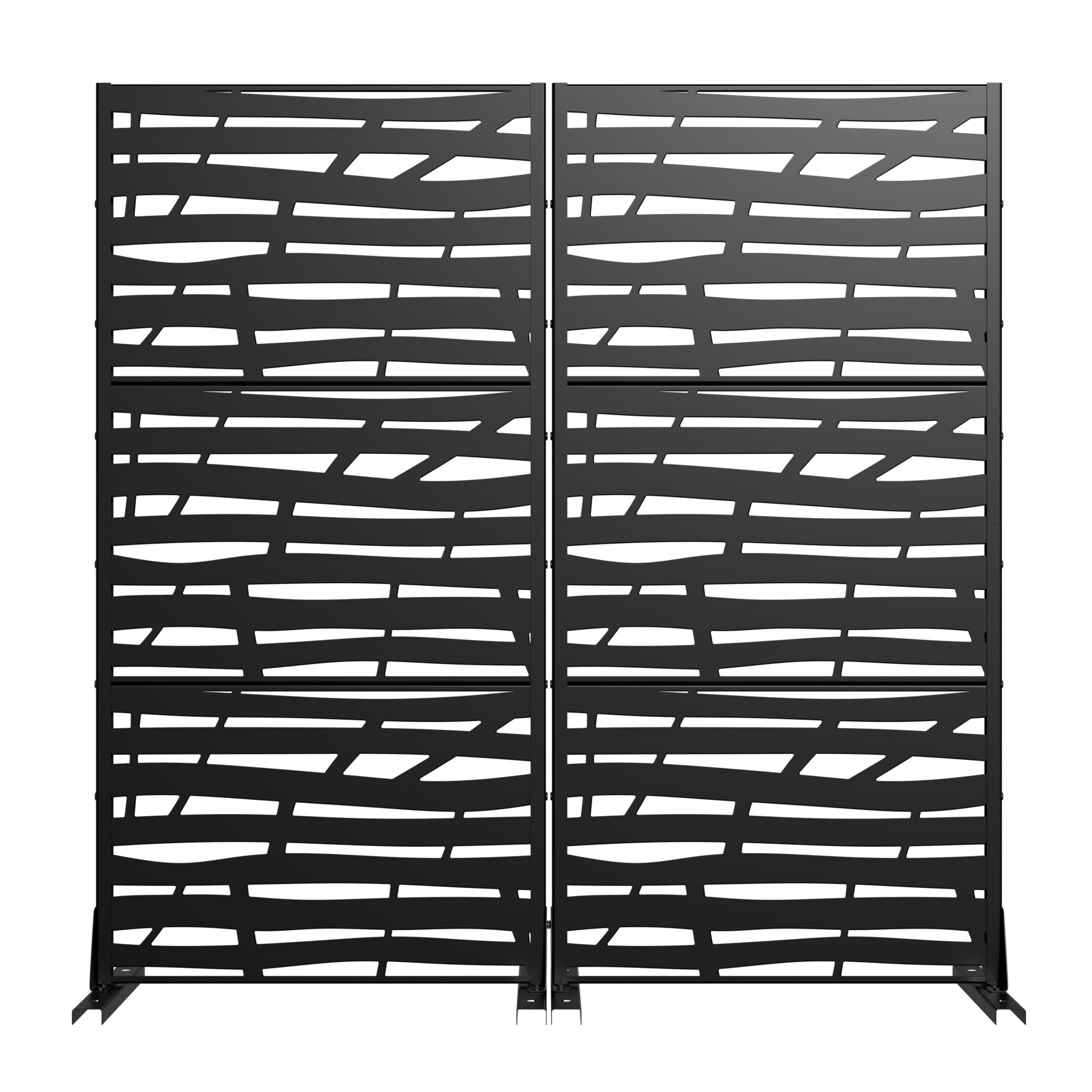 Metal Privacy Screen Fence Panel with Stylish Pattern