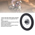 thumbnail image 3 of 70/100-19 Front Wheel Rim Tire Tube, Optimize Performance 19 Inch Dirt Bike Front Wheel Assembly with Brake Rotor for 125 150 200ml Dirt Pit Bike, 3 of 7