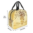 thumbnail image 2 of Bingfone Bunch of Grapes Print Lunch Bag Insulated Lunch Box, Small Leakproof Cooler Food Lunch Containers Reusable High Capacity Lunch Tote Bags for Work, Travel, Outdoor, 2 of 5