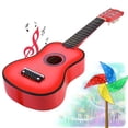 thumbnail image 1 of CTIRCHIU Pink Acoustic Guitar Low String Action Multi Wood Bamboo 1Pack For Beginners, 1 of 8