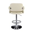 thumbnail image 3 of CorLiving Adjustable Tufted Fabric Barstool with Armrests, 3 of 8