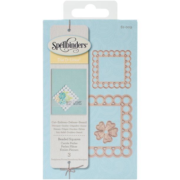 Spellbinders Shapeabilities Die D-Lites, Beaded Squares - Walmart.com