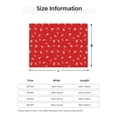 thumbnail image 5 of Uemuo Christmas Printed Throw Blanket for Couch, Fluffy Fuzzy Blankets for Bed, Sofa, Cozy Flannel Faux Fur Blanket-50"x40", 5 of 6