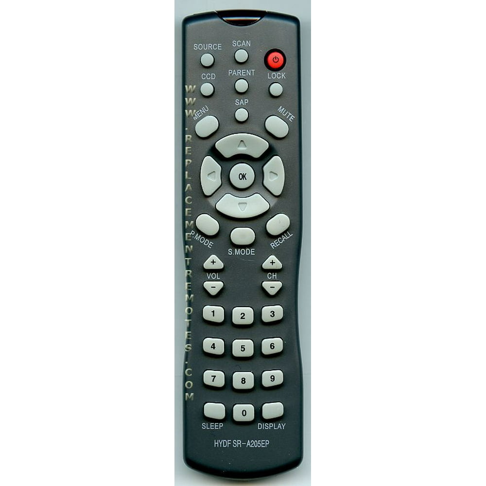 Polaroid HYDFSRA205EP (p/n 17207) TV Remote Control (new) Walmart