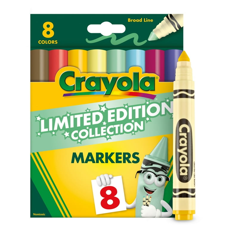 Crayola Limited Edition Colors Broad Line Markers, Ct, Coloring
