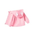 thumbnail image 2 of Spazoro Kids Girls Jackets, Long Sleeve Hooded Zipper Fall Winter Cotton Warm Coats for Child Girls Boys Pink Size 1 T, 2 of 7