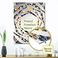 thumbnail image 3 of Designart "Greek Tiles in Yellow and Blue II" Abstract Tile Oversized Wall Mirror - Modern Abstract Office Mirror Wall Decor - Multiple Color Options, 3 of 6