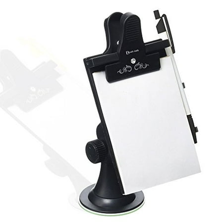 - Zento Deals Car Note Pad / Memo Pad / Clip Board (Universal Suction, Flexible Neck Mount)