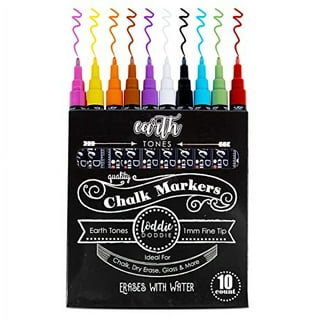 Loddie Doddie Fine Liquid Chalk Markers for Chalkboard - Erasable, Low-Odor  Chalkboard Markers Erasable, Macaron Pastels Chalk Pens 8 Count