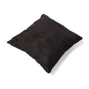 Square Cotton Twill Pillow, Black