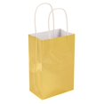 thumbnail image 3 of Small Gold Gift Bags by Celebrate It – 5.25"x3.25"x8.5" Paper & Plastic Gift Bags for Holidays - Birthdays & Special Occasions - 6 Pack, 3 of 3