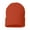 Orange, variant on Unisex Solid Cuffed Beanie 12" Hat Cap Winter Acrylic Soft Toboggan (Orange, One Size)