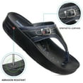 thumbnail image 6 of Aerosoft - Joana Open Toe Summer Comfortable Arch Support Platform Sandals for Women, 6 of 6