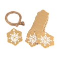 thumbnail image 3 of 100 etiquetas de regalo de Navidad para colgar regalos de Navidad, etiquetas para envolver regalos Copo de nieve, 3 of 8