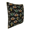 thumbnail image 2 of Haiem Wasp Cockchafer Butterfly Print Velvet Soft Solid Decorative Square Throw Pillow Covers Set with Elegant Piping Christmas Cushion Case for Sofa Bedroom Car-18"x18", 2 of 8