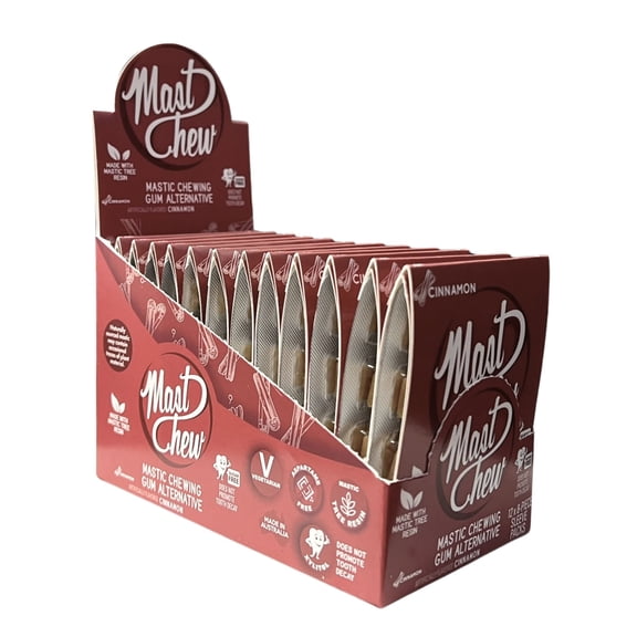 Mastic Chewing Gum Alternative – Cinnamon Sleeve Pack