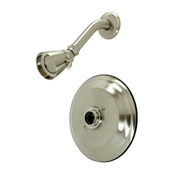 Kingston Brass KB3638TSLH Single-Handle Pressure Balanced Shower Faucet, Trim Only without Handle in Brushed Nickel