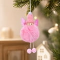 thumbnail image 6 of Boovnll Christmas Ornaments 6 Pcs, Plush Christmas Tree Decorations with Knit Hat and Winged Doll Pendants, Xmas Hanging Ornaments for Home Holiday Decor, 6 of 7