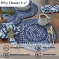 thumbnail image 5 of Park Designs Bluestone Braided Placemat Set of 6, 5 of 5