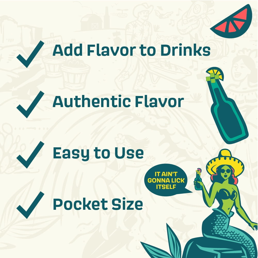 (3 pack) Twang Lime Flavored Beer Salt, All Natural Lime Flavor, 1.4oz Bottle