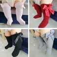 thumbnail image 2 of New baby socks Kids Toddlers Girls Big Bow, 2 of 11