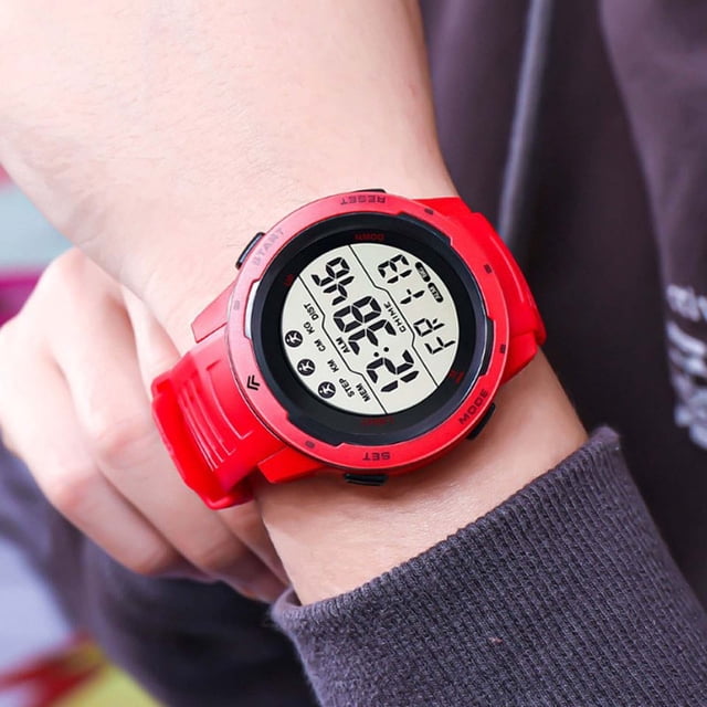 RELOJ Deportivo Digital, Pantalla Luminosa, Reloj Deportivo Para Correr, Multifuncional, A Prueba De Agua Para Hombres
