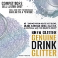thumbnail image 4 of Brew Glitter - Blue Iridescent Edible Drink Glitter - Silky Swirl, Beverage-Safe, 4g, 4 of 10
