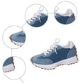 thumbnail image 5 of Rokment Women Retro Color Block Running Trainners Skate Shoes Comfortable Suede Platform Non Slip Jogging Walking Tennis Sneakers for School Streetwear Casual, 5 of 8