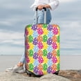 thumbnail image 7 of Honeii Bright and colorful easter eggs Elastic Luggage Cover, featuring double-sided printing, is the ideal companion for travel, business trips, and daily use(not included suitcase )-Small, 7 of 7