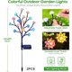 thumbnail image 2 of Luces Solares De Flores Decorativas, Paquete De 2 Luces De Hadas, Camino, Pasarela, Patio, Patio, Decoración De Paisaje, Decoración De Jardín De Navidad, Altura 66 Cm, 2 of 7