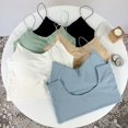 thumbnail image 2 of Sujetador de verano 2021 para mujer, Top corto de seda helada, Top de tubo sin costuras, sujetador, ropa interior, moda coreana, Bralette con relleno sólido, sujetador de chaleco de verano Tan Jianjun unisex, 2 of 2