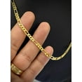thumbnail image 5 of 14K Gold Filled Figaro Link Chain Necklace 4mm 24" Mens Thick Jewelry Gifts, 5 of 11