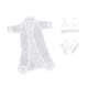 thumbnail image 3 of Pijama para muñeca de 11,5 pulgadas, ropa de baño, ropa interior, hecha a mano. Blanco, 3 of 8