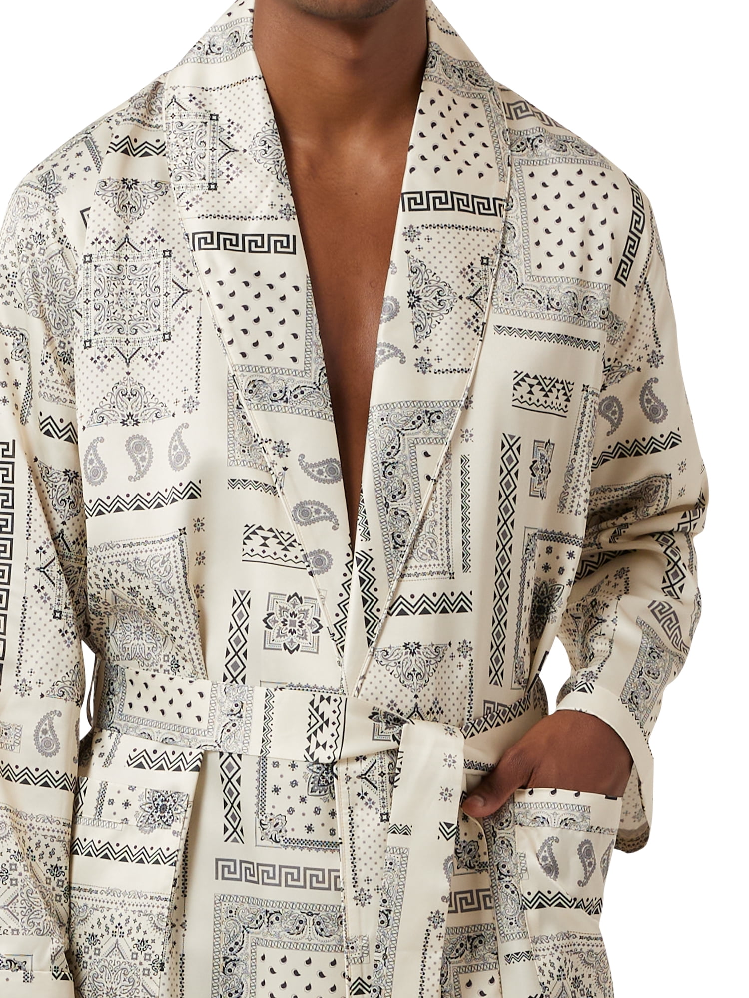 Dogg Supply by Snoop Dogg Mens Poly Satin Robe