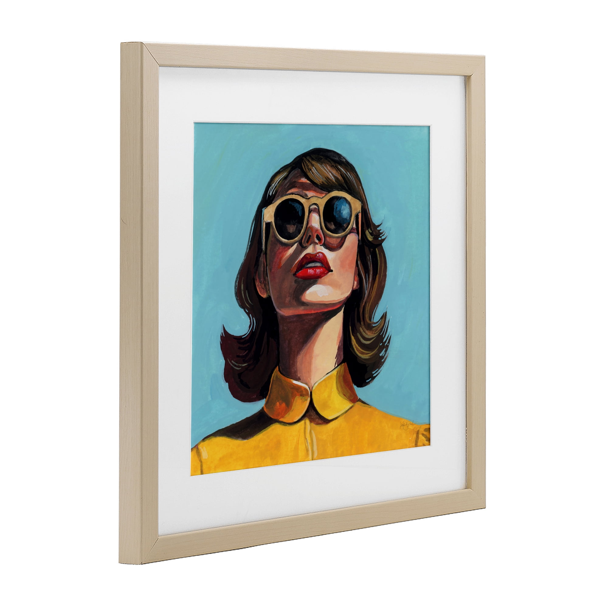 Stupell Industries Beautiful Sunshiny Day Retro Birch Framed Print Under Glass, design by Kate Jarvik Birch
