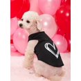thumbnail image 3 of PETSIN Valentine's Day 1pc Heart Print Pet Tank, 3 of 4