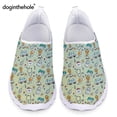 thumbnail image 1 of Zapatillas de deporte informales con diseño veterinario de Doginthehole para mujer, calzado ligero sin cordones, zapatos planos de malla transpirables para adolescentes y niñas, 1 of 5
